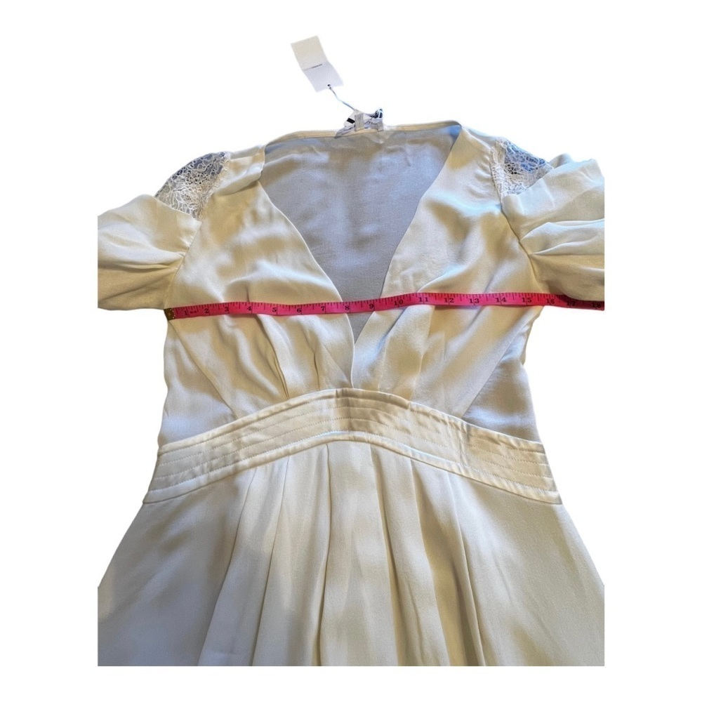 Vanessa Bruno 100% silk cream color dress EU size 40/US size 8, new with tags - Picture 7 of 13